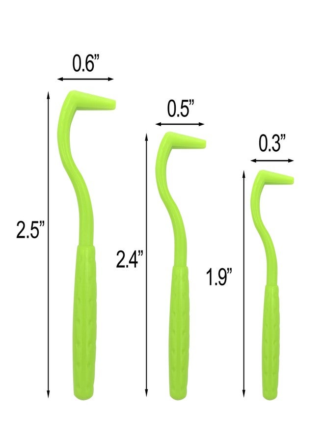 Quacc 3 PCS Tick Remover Tool, Plastic Painlessly Tick Remover Portable for Dogs Cats Humans (Green) - Image 5